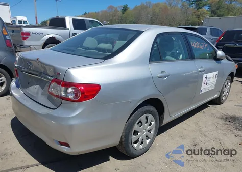2011 Toyota Corolla Le from USA, damaged, VIN 2T1BU4EE8BC688573